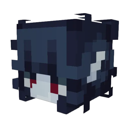 Wosamo Minecraft avatar head, 3D render