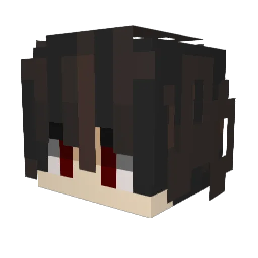 Wotisthat Minecraft avatar head, 3D render