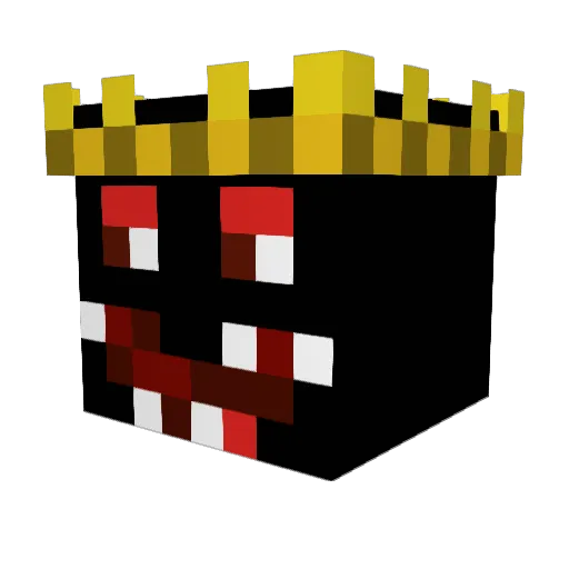 Woucc Minecraft avatar head, 3D render