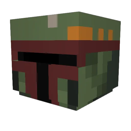 Wouter_1st Minecraft avatar head, 3D render