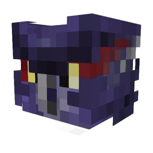WowItHal Minecraft avatar head, 3D render