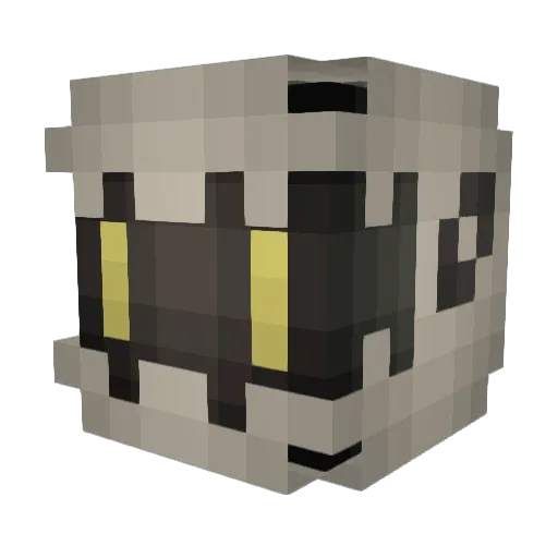 Wowfroillaq Minecraft avatar head, 3D render