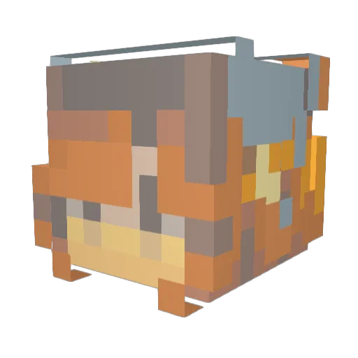 Wowzers00 Minecraft avatar head, 3D render