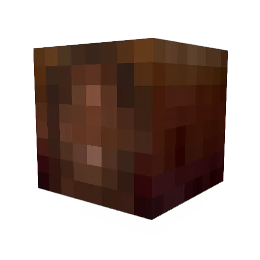Wpear Minecraft avatar head, 3D render