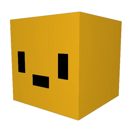 Wpils Minecraft avatar head, 3D render
