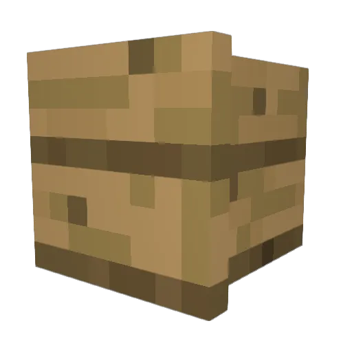 Wpormi Minecraft avatar head, 3D render