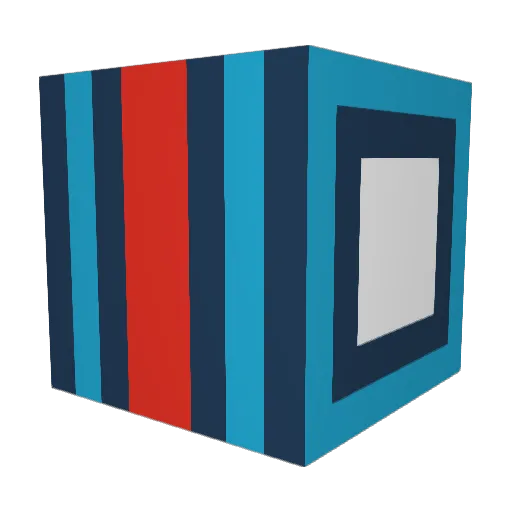 Wr8thlet Minecraft avatar head, 3D render