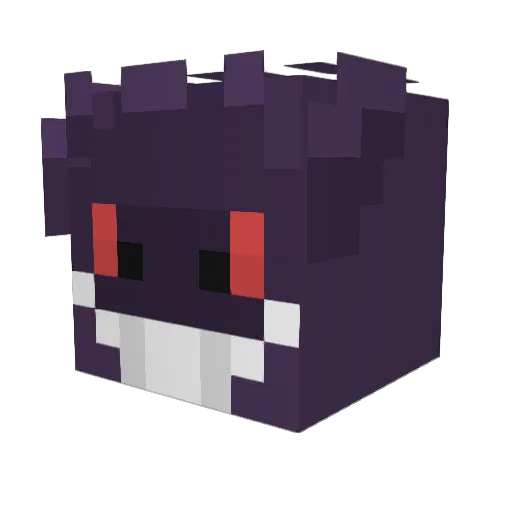 WraskaN Minecraft avatar head, 3D render