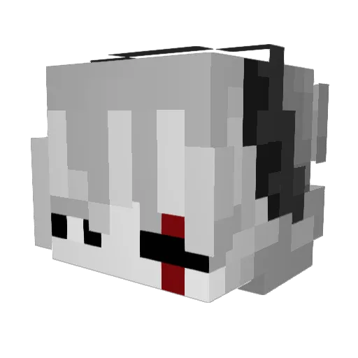 WrathStrudaldorp Minecraft avatar head, 3D render
