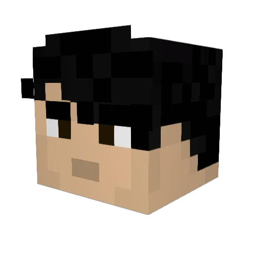 Wrath_Online Minecraft avatar head, 3D render