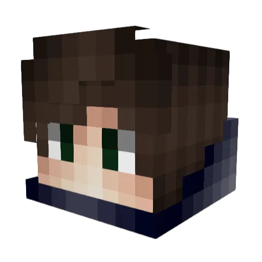 Wrathful_Scythe Minecraft avatar head, 3D render