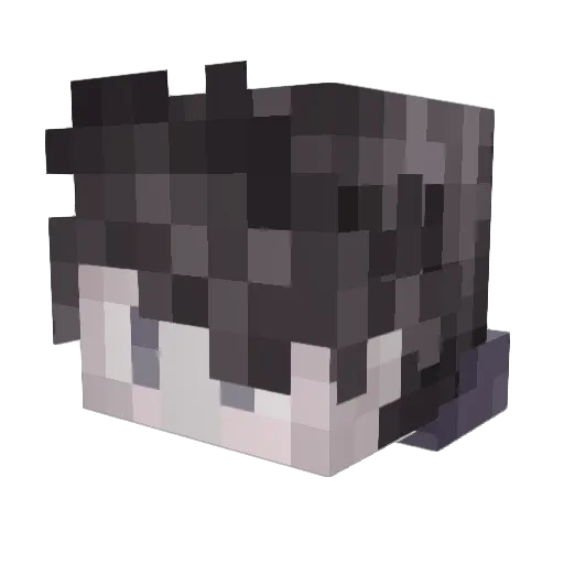 Wray87 Minecraft avatar head, 3D render