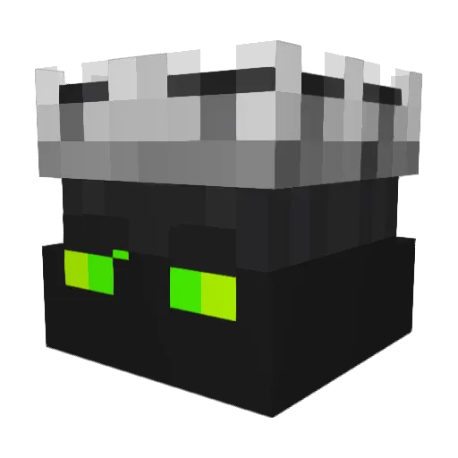 Wreckerzz Minecraft avatar head, 3D render