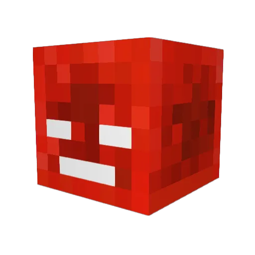Wrectify Minecraft avatar head, 3D render
