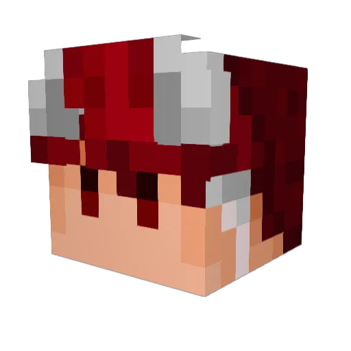 WrenFair Minecraft avatar head, 3D render