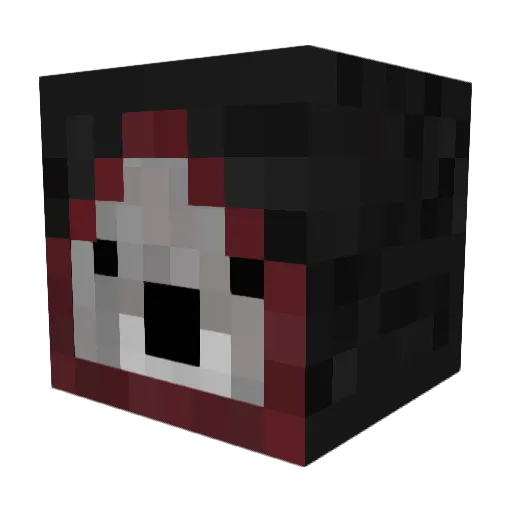Wrenbo Minecraft avatar head, 3D render