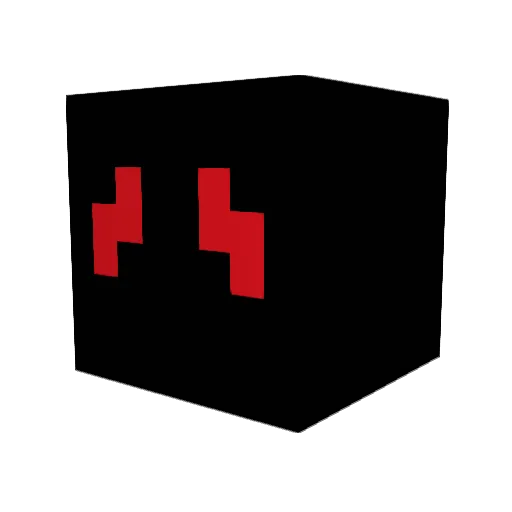 Wretched97 Minecraft avatar head, 3D render