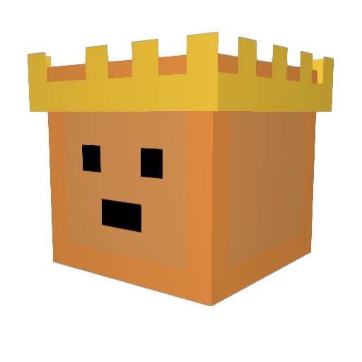 WrexYT Minecraft avatar head, 3D render