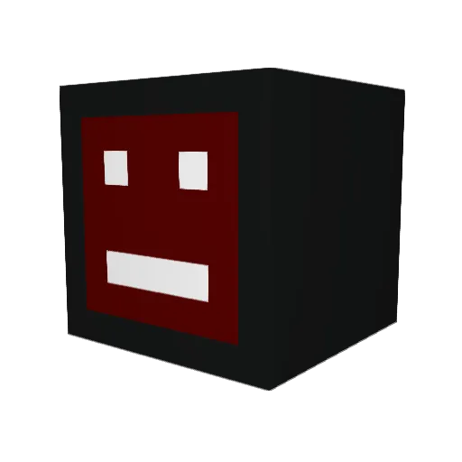Wrighty01 Minecraft avatar head, 3D render