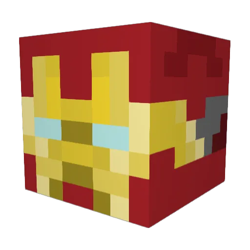 WrinklyNan Minecraft avatar head, 3D render