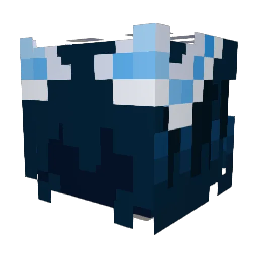 Wrozzy5 Minecraft avatar head, 3D render