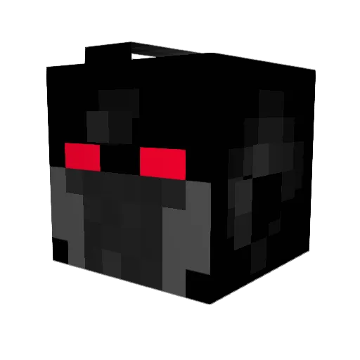 WrterOG Minecraft avatar head, 3D render