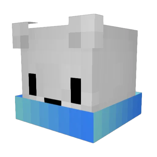 Wrys6n Minecraft avatar head, 3D render