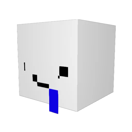 Wstzd_233 Minecraft avatar head, 3D render