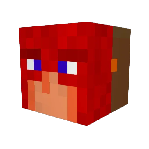 Wthomas2013 Minecraft avatar head, 3D render