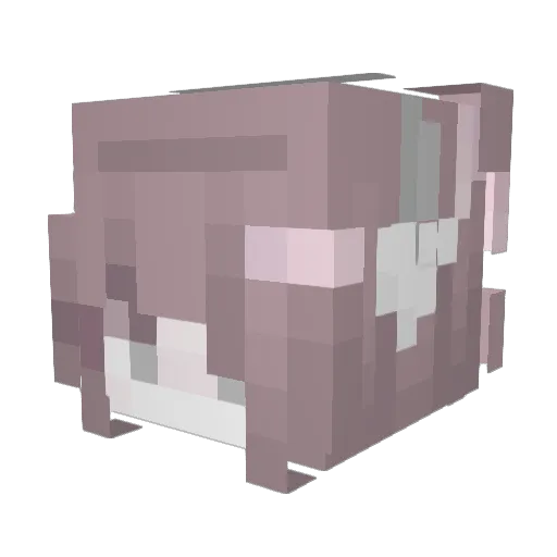WuChunfeng Minecraft avatar head, 3D render