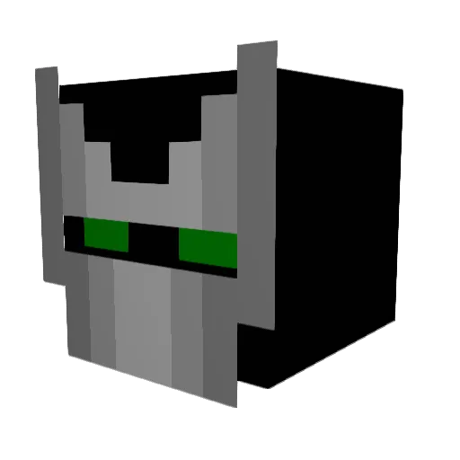 WuTitBE Minecraft avatar head, 3D render