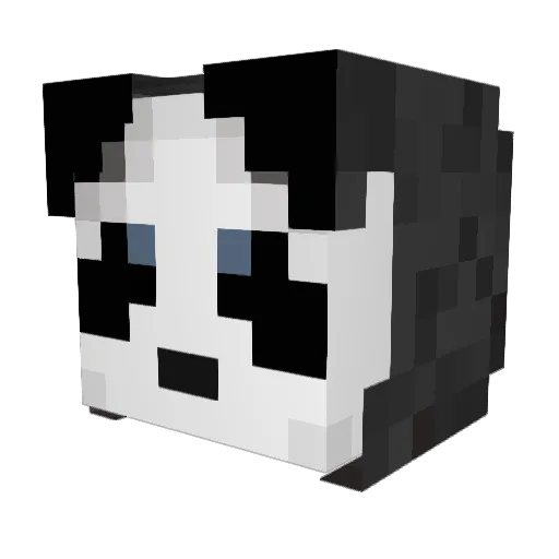 Wuhuu44 Minecraft avatar head, 3D render