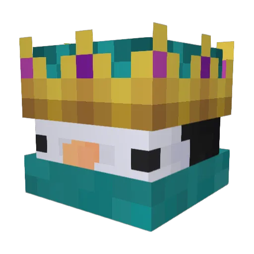 Wuisarapo Minecraft avatar head, 3D render