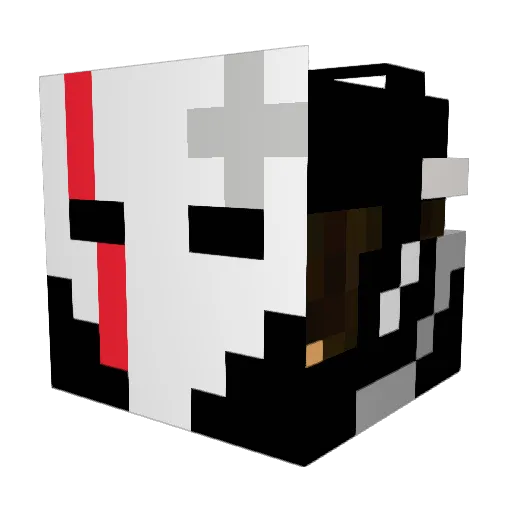 WujekCrY Minecraft avatar head, 3D render