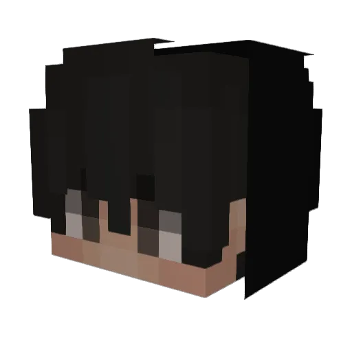 WulfarMataMoros Minecraft avatar head, 3D render