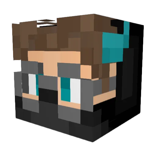 WumpasWoo Minecraft avatar head, 3D render