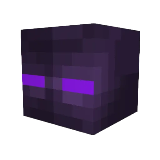 Wumphus Minecraft avatar head, 3D render