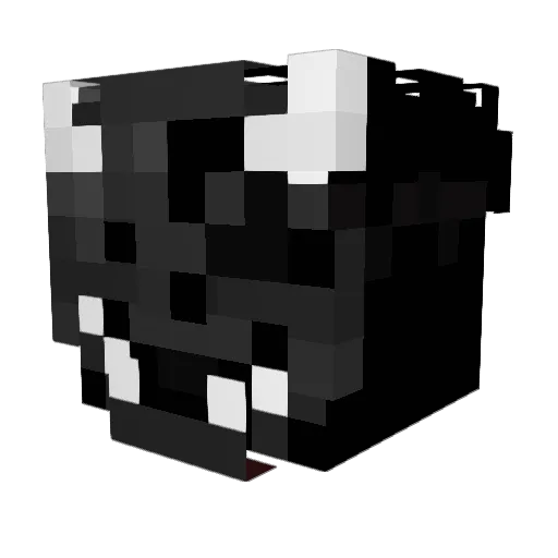 Wunga_ Minecraft avatar head, 3D render