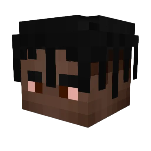 WurmTinte342350 Minecraft avatar head, 3D render
