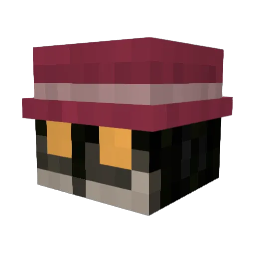 Wurmcrusher Minecraft avatar head, 3D render