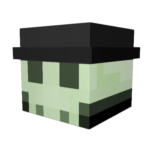 Wurschtsubbe Minecraft avatar head, 3D render