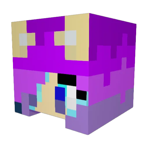 Wuschelmaus84 Minecraft avatar head, 3D render