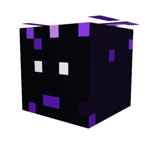 Wustic Minecraft avatar head, 3D render