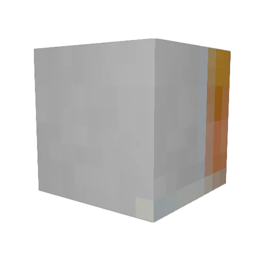 Wutruu Minecraft avatar head, 3D render