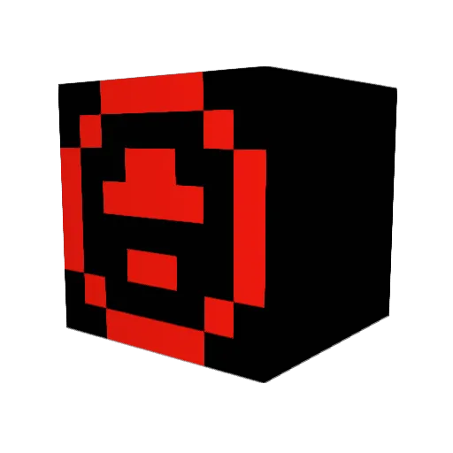 Wutschii Minecraft avatar head, 3D render