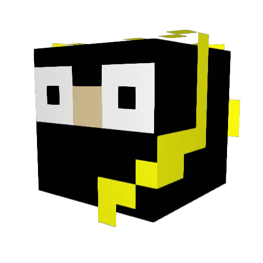 Wutte001 Minecraft avatar head, 3D render