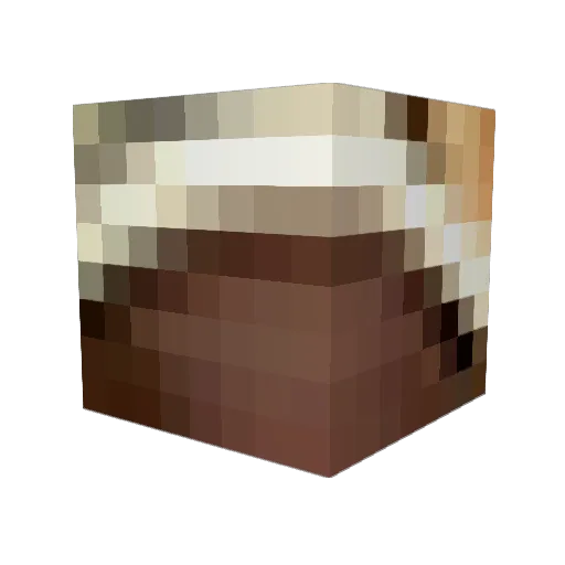 Wuzbee Minecraft avatar head, 3D render