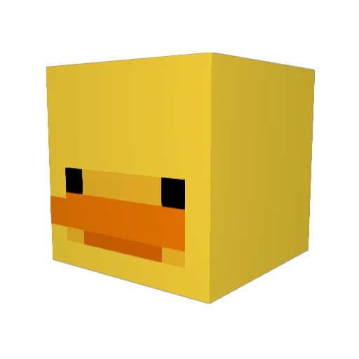 Wuzi__ Minecraft avatar head, 3D render
