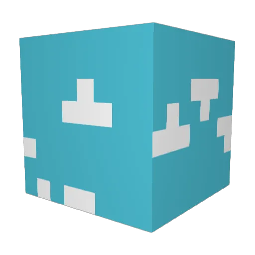 Wuzman6 Minecraft avatar head, 3D render