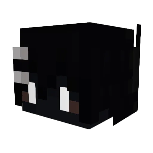 Wvesce Minecraft avatar head, 3D render